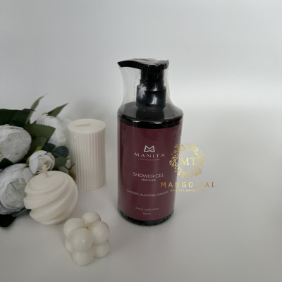 MANITA Professional Cherry, Almond, Sandal — парфюмированный гель для душа, 460 мл